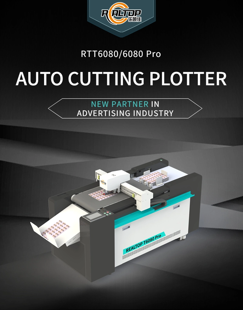 Realtop Die CNC Automatic A3 A4 Paper Sticker Vinyl Cutter Machine