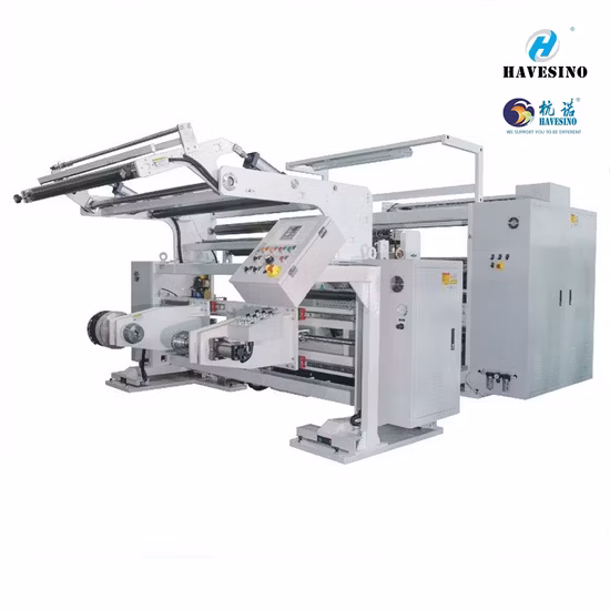 High Speed Automatic Label Non Woven Fabric Plastic Film PE BOPP CPP Pet PVC Aluminum Foil Jumbo Roll Paper Cup Paper Slitting Machine
