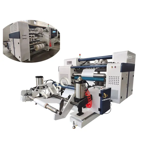 Automatic High-Speed Jumbo Paper Roll Slitter Rewinder Slitting Rewinding Machine for Paper, Label Sticker, Plastic Films, Flexible Package Plastic Film